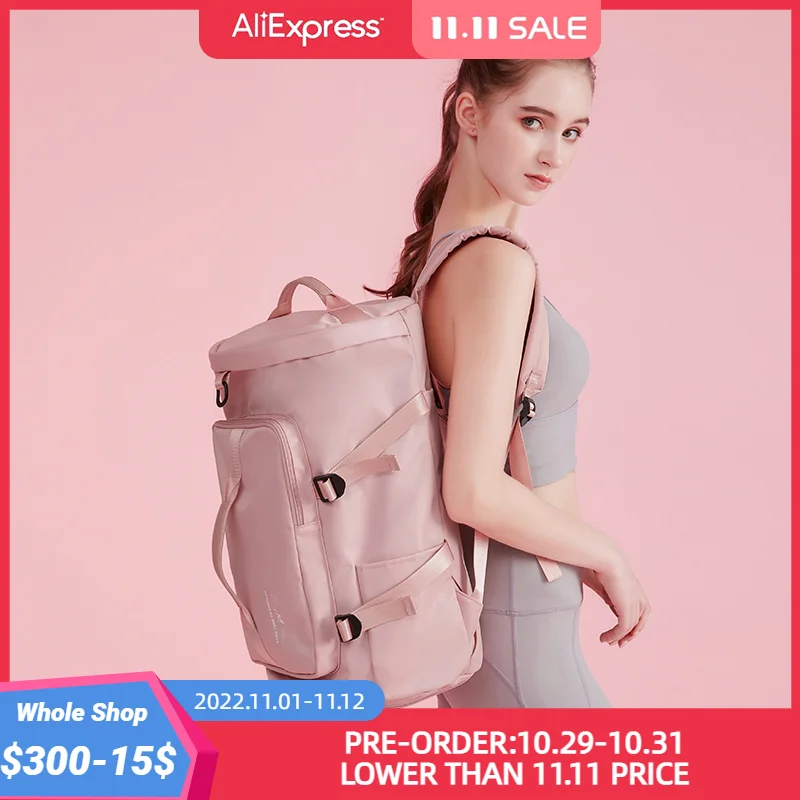 

Sport Gym Bag Fitness Dry and Wet Separation Yoga Bag Waterproof Travel Shoes Handbag Women's Shoes Shoulder Bag Sports Backpack
