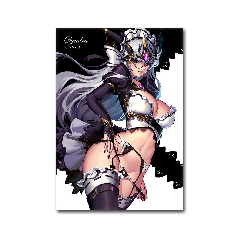 

Modern Home Decor Art Canvas Painting Anime Sexy Woman Poster Room Decor Prints Wall Painting Sticker Picture Decorative Paintin