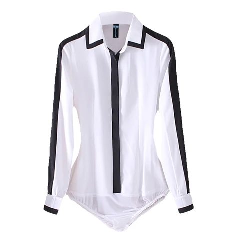 Новая модная женская белая и черная Деловая блузка офисные рубашки Модная рубашка с длинным рукавом Женские рабочие Топы