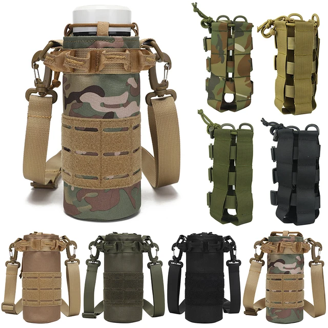 Tactical Molle Water Bottle Bag Portable Bottle Water Cup Holder Outdoor Camping Fishing Hunting Water Bottle Kettle Carrier 1