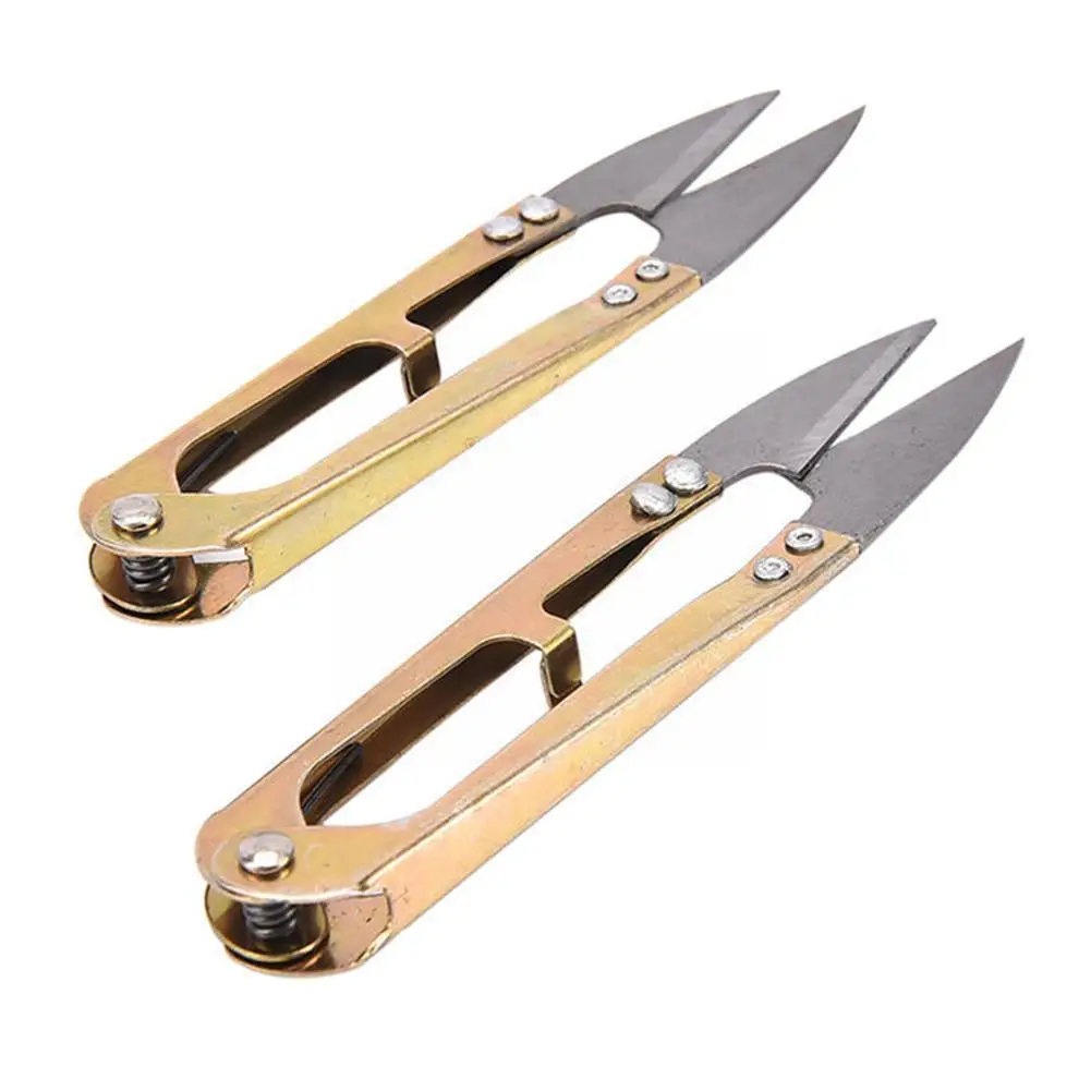 

Steel Stitch U-shape Use Scissors Fishing Line Cut Nipper Trimming Accessories Fishing Line K7n7