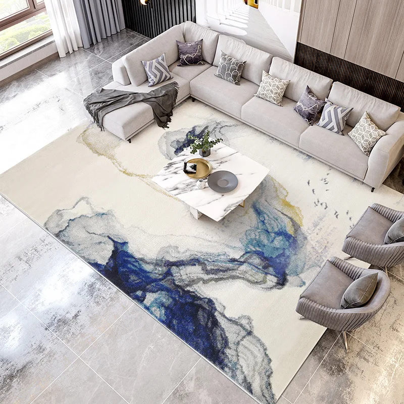

New Chinese-Style Carpet Nordic Light Luxury Simple Modern Ins Room Full Of Living Room Sofa Coffee Table Bedroom Bedside Area M