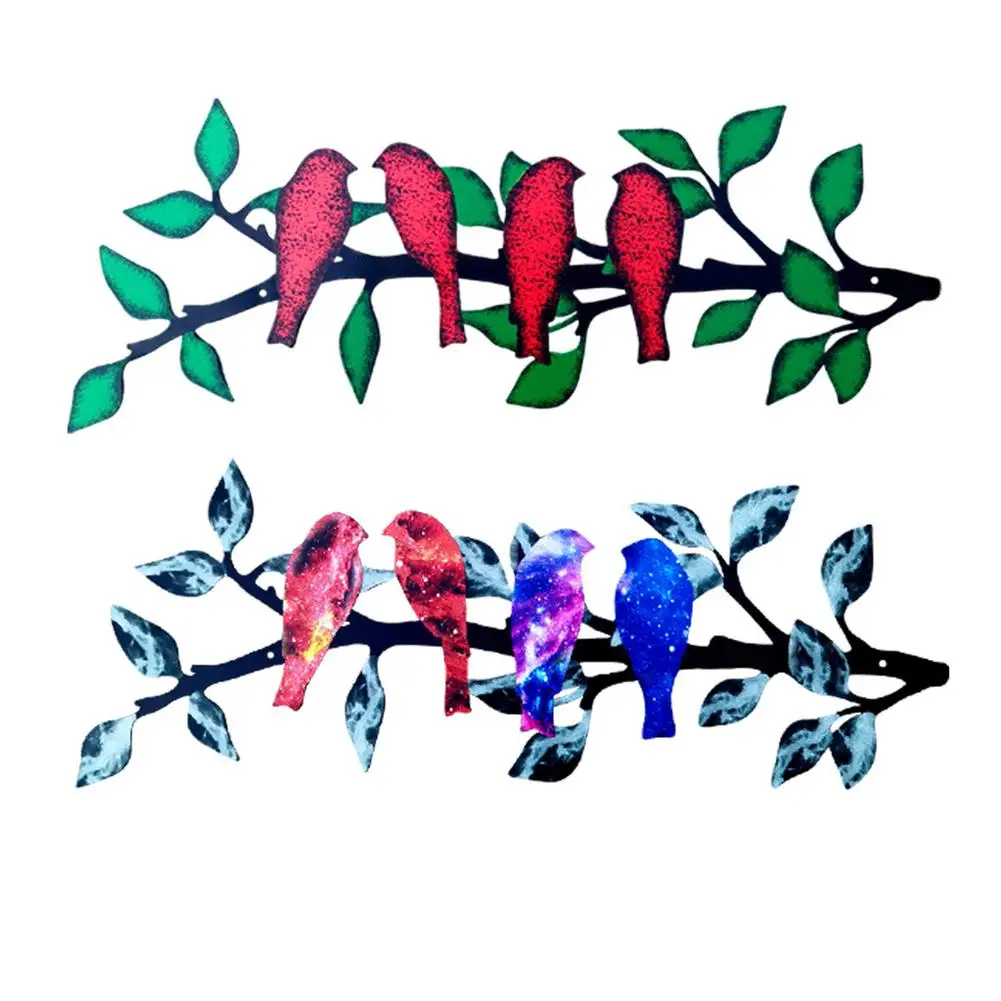 

Настенное украшение с птицами на ветвях, украшение для спальни, гостиной, кухни, коридора, офиса, 2 шт.