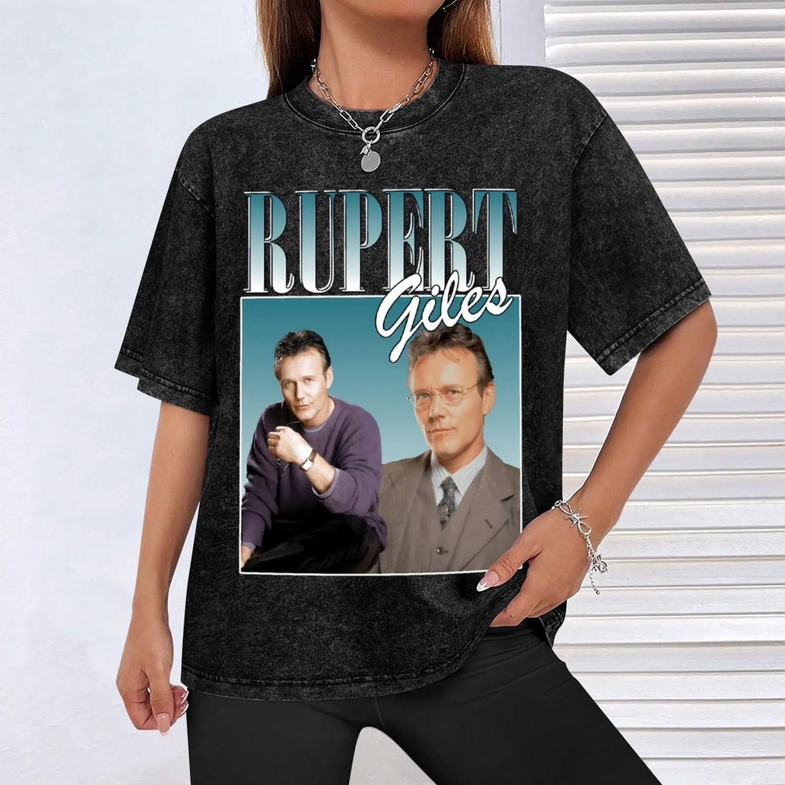 Футболка Rupert Giles Conception Classique Buffy лето 2025 года футболки с аниме для мальчика набор