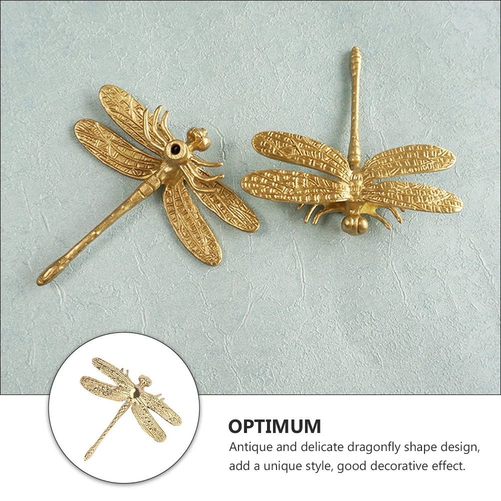 Ручки для шкафов и ящиков с стрекозой уникальные декоративные двери комода