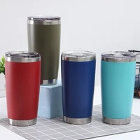 thermal mug beer cup tumbler stainless steel double wall vacuum insulated coffee tea mug wide mouth water bottle drinkware