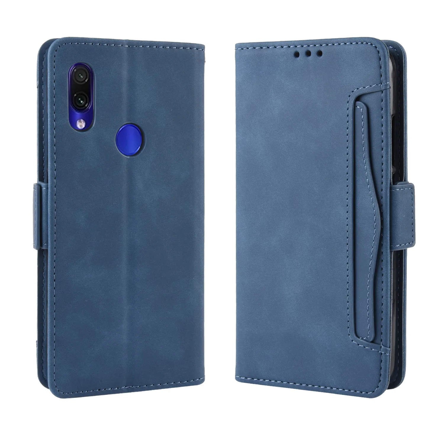 Откидной кожаный чехол для Xiaomi Redmi 7 M1810F6LG M1810F6LH M1810F6LI отдельный тип много слотов