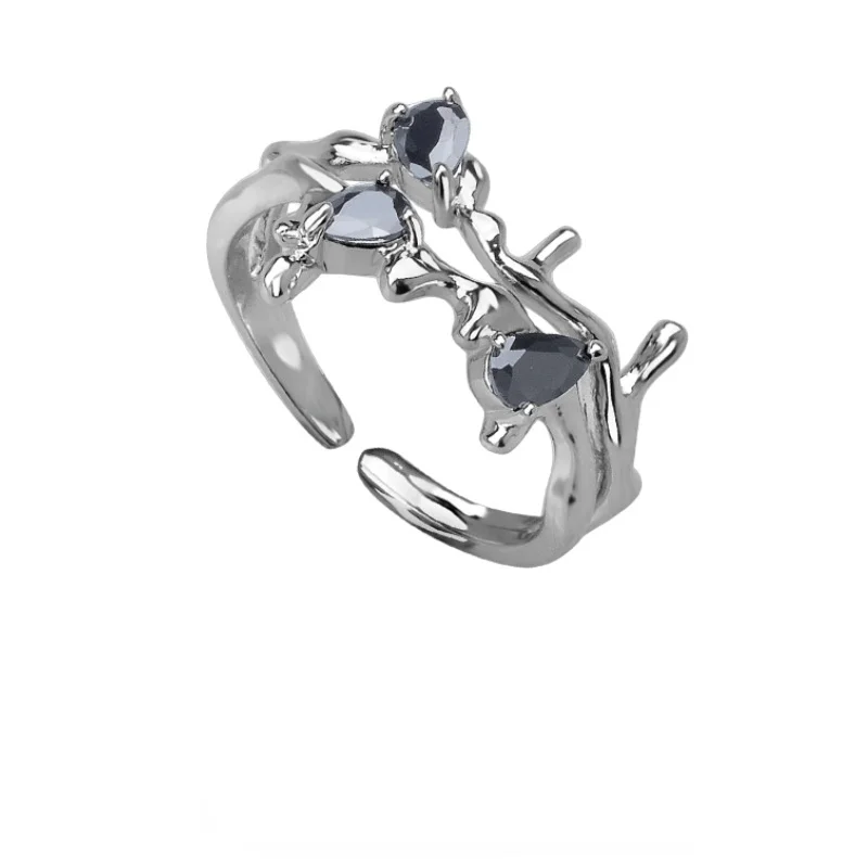 

Women's New High-end Light Luxury Jewelry Ring Niche Exquisite Indifferent Style Irregular Multi-style Opening Adjustable