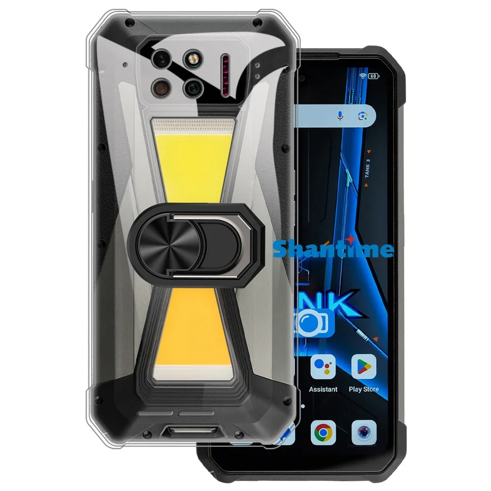 Роскошный противоударный кольцевой держатель для Unihertz Tank 3S Чехол Мягкий