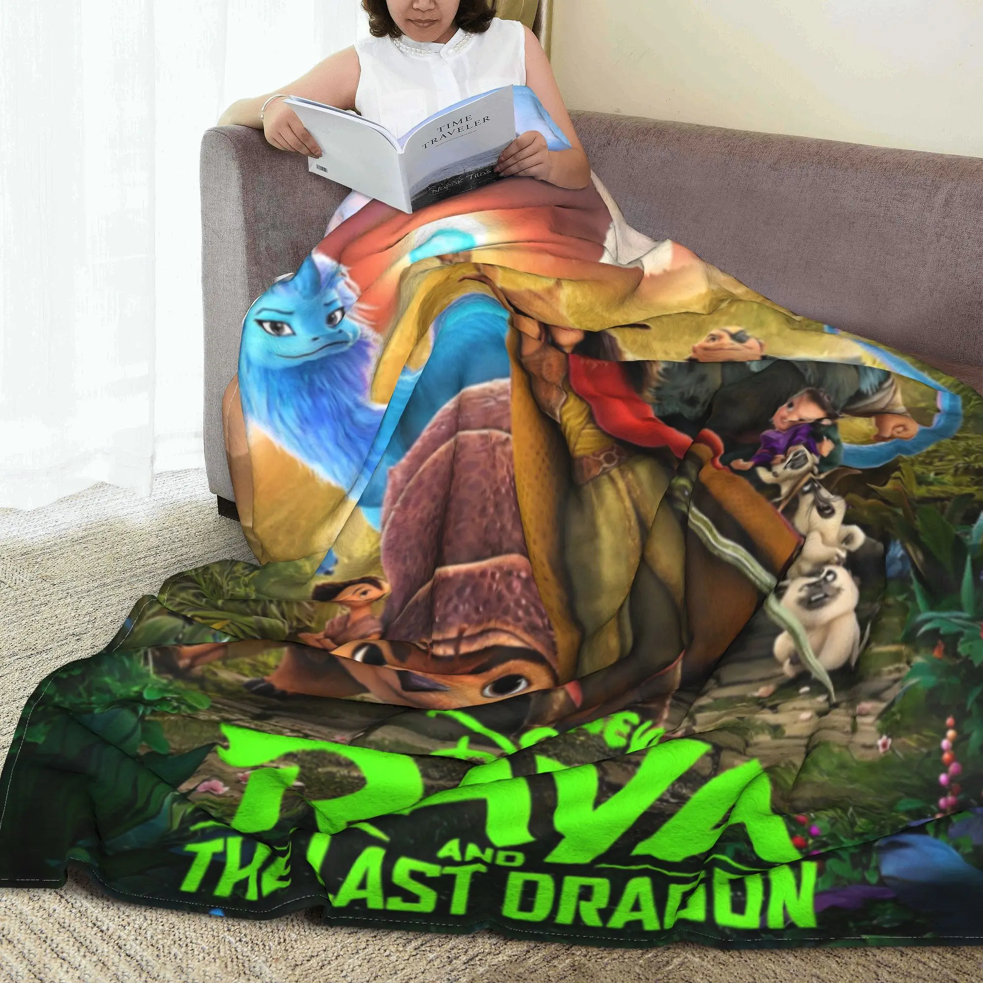 Одеяла Рая и последний дракон фланелевое винтажное теплое одеяло для