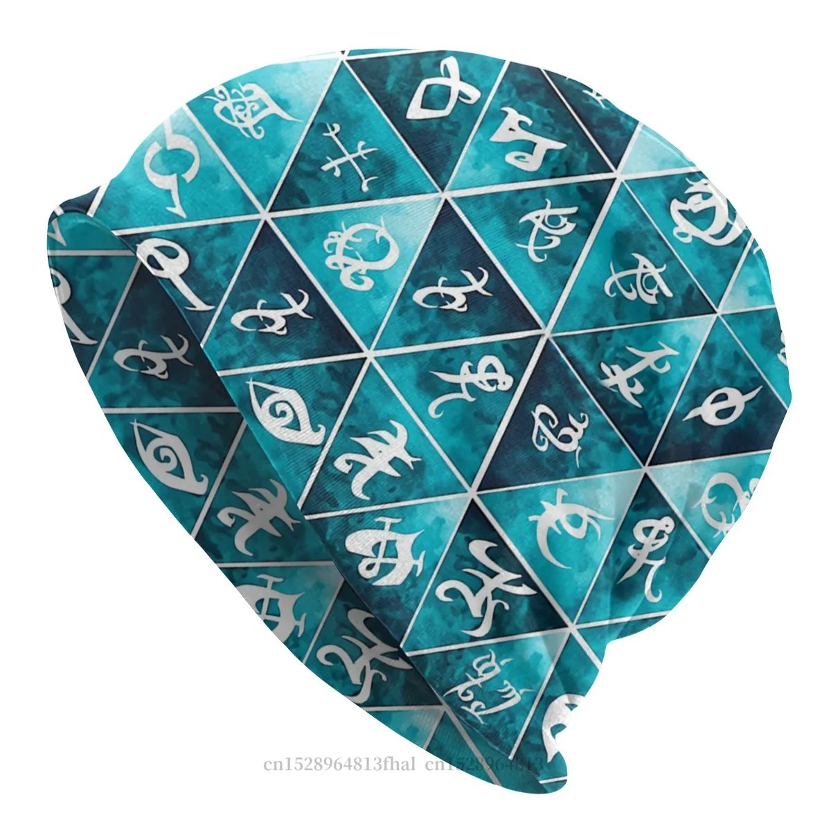 

Shadowhunters Runes Mosaic Bonnet Homme Winter Skullies Beanies Hat For Men Women Creative Cotton Hats