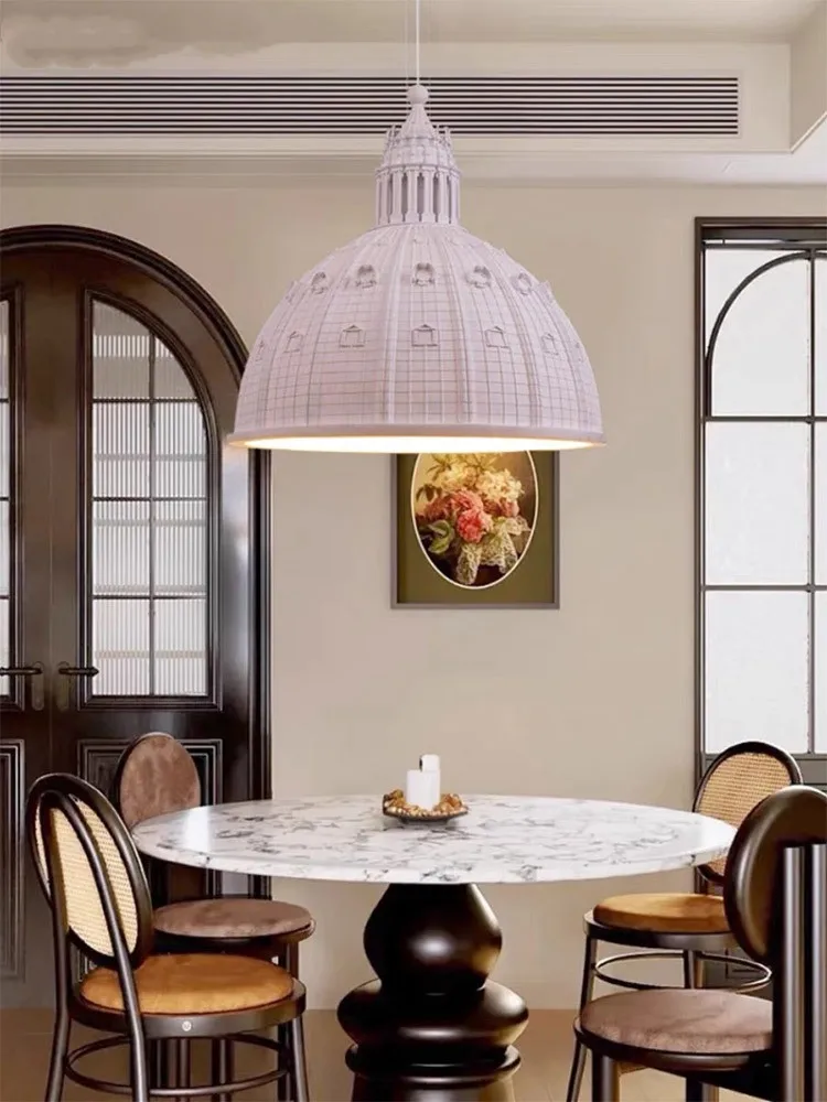 Французский замок Люстра Винтажный узор Ресторан Бар Лампа Спальня