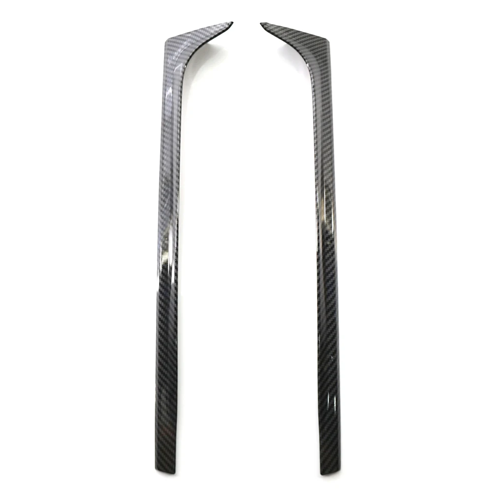 2 шт. угольное волокно ABS автомобильный спойлер на заднее окно боковой Canard