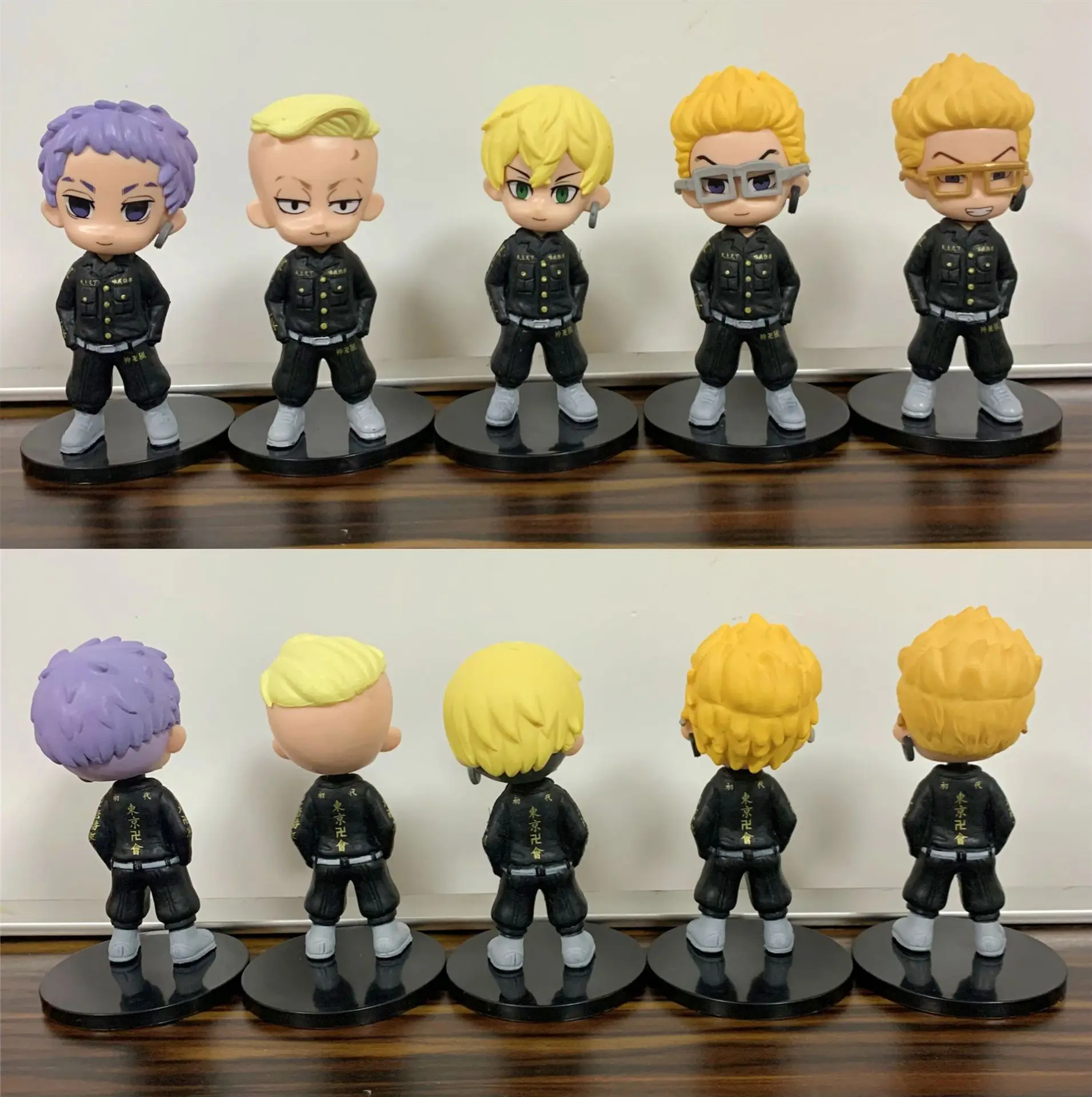 

10cm Anime Figurine Tokyo Revengers Generation 2 Q-version Manjiro Sano PVC Model Action Figure Collection Model Statue Figures