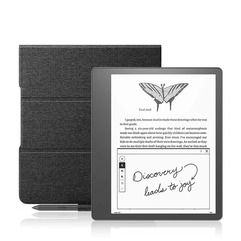 Задняя Магнитная кожаная деловая Обложка для Kindle Scribe 2022 10,2 дюйма электронная книга чехол трехслойная стоящая смарт-Обложка для планшета Funda