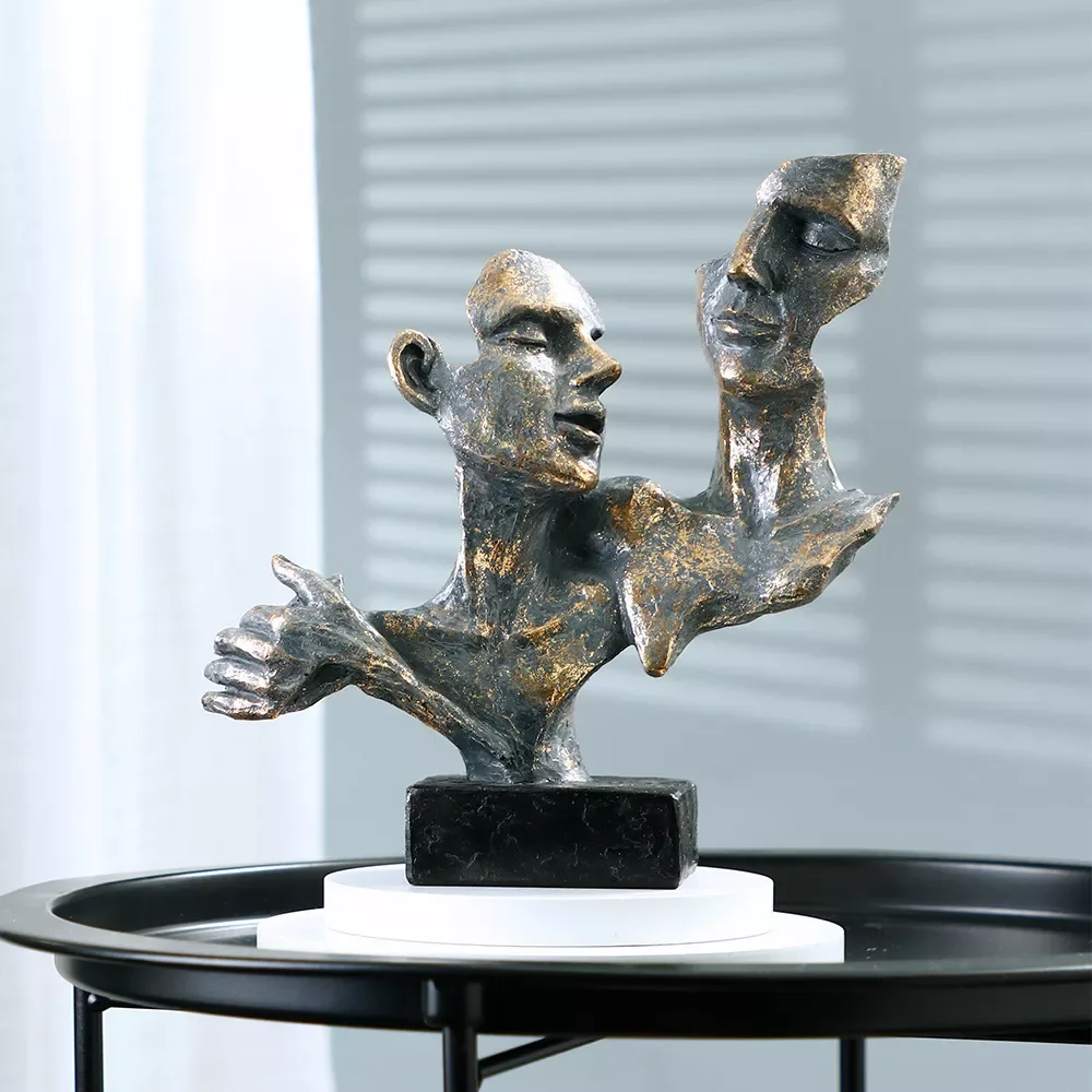 

Оригинальные абстрактные неполные искусственные украшения в скандинавском стиле, смоляные персонализированные предметы интерьера для го...