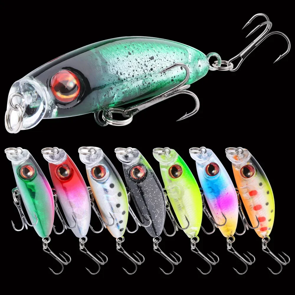 3/5/8 шт. мини-приманки для ловли гольяна медленно тонущие 4 1 см 2 9 г искусственная