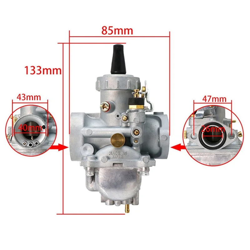 Карбюратор для мотоцикла 26 мм VM22 PZ26 PD Suzuki TS125 TS125N TC125 TS100