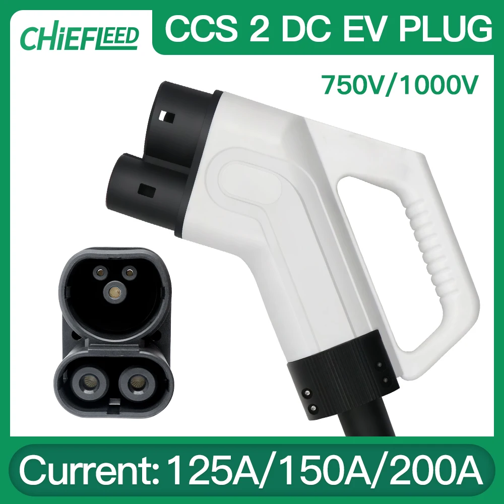 

Auto EVSE CCS Type 2 DC EV Charger Plug 200A Electric Car Vehicle IEC 62196-3 For Charging Station Charger Plug Fast Charging