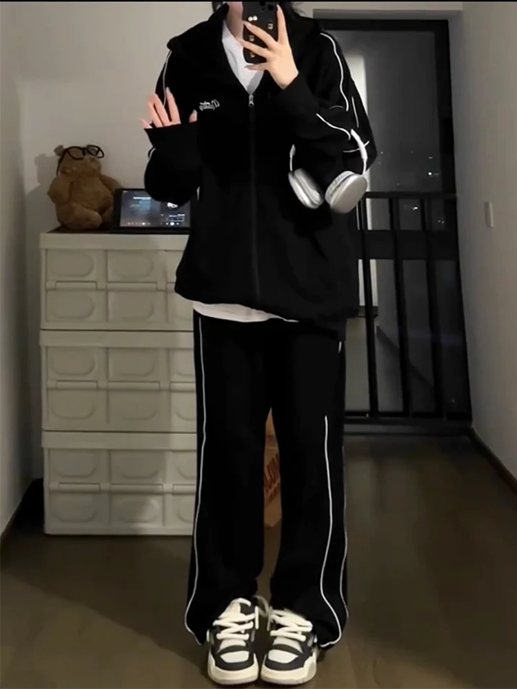 Американский винтажный Повседневный свитшот в стиле преппи Женский