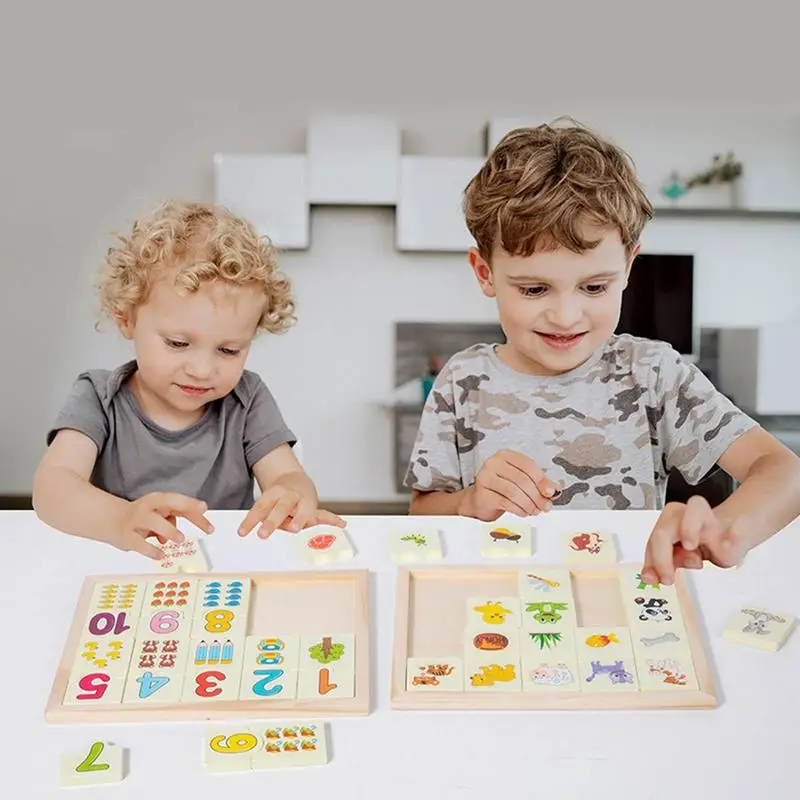 

Animal Matching Board Stories Set Montessori Kindergarten Math Game Interactive Preschool Early Learning Toddlers Toys For Child