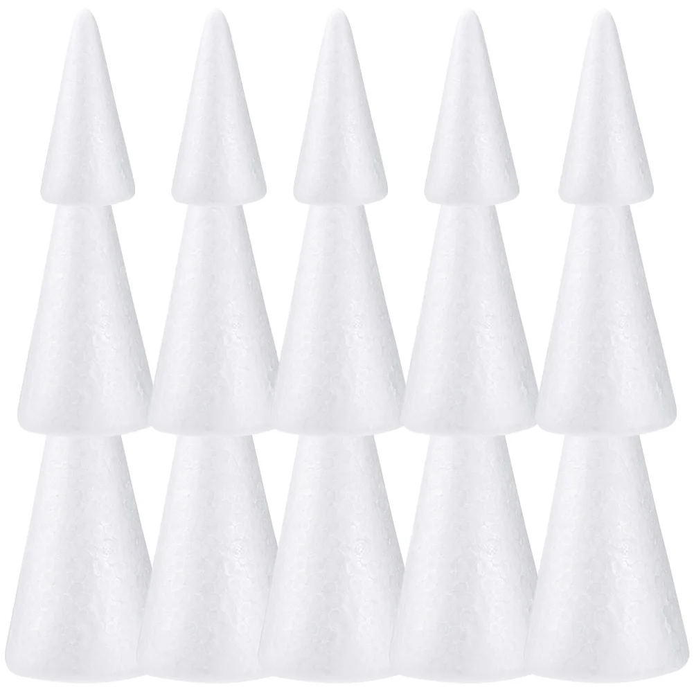 

Cone Styrofoam Cones Tree Craft Christmas Diy Crafts Polystyrenefor White Shapes Floralsmall Shapedshapetoys Supplies Modeling