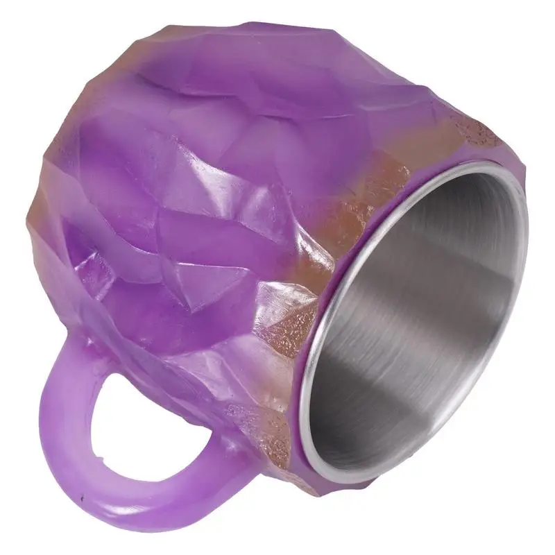 Минеральная хрустальная кофейная чашка legant роскошная минеральная фиолетовая