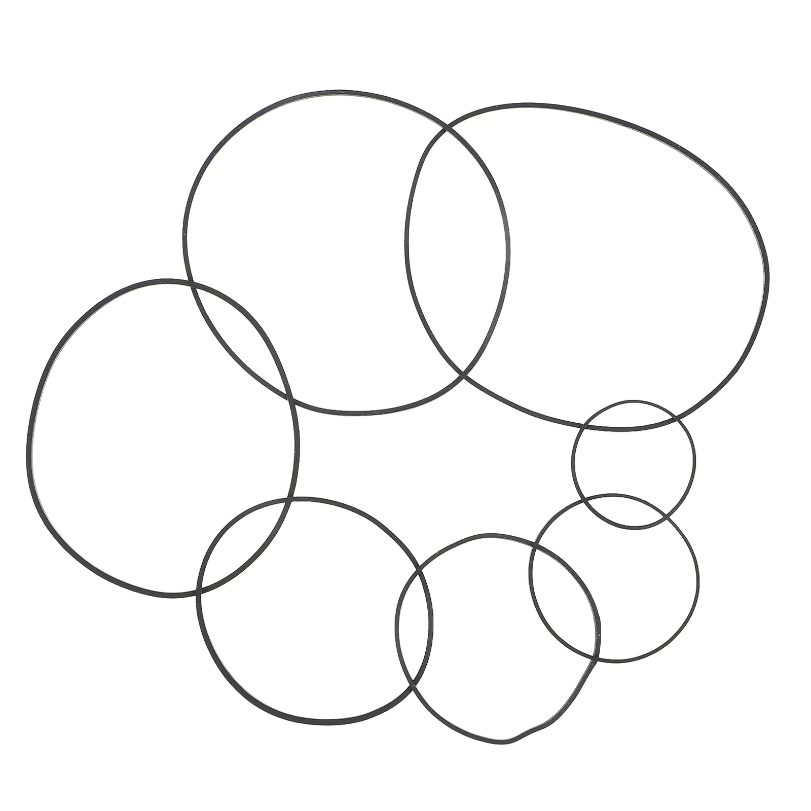 

Belt Recorder Cassette Rubber Tape Repairsquare Vinyl Dvdband Turntable Replacementaccessories Maintenance Belts Machine