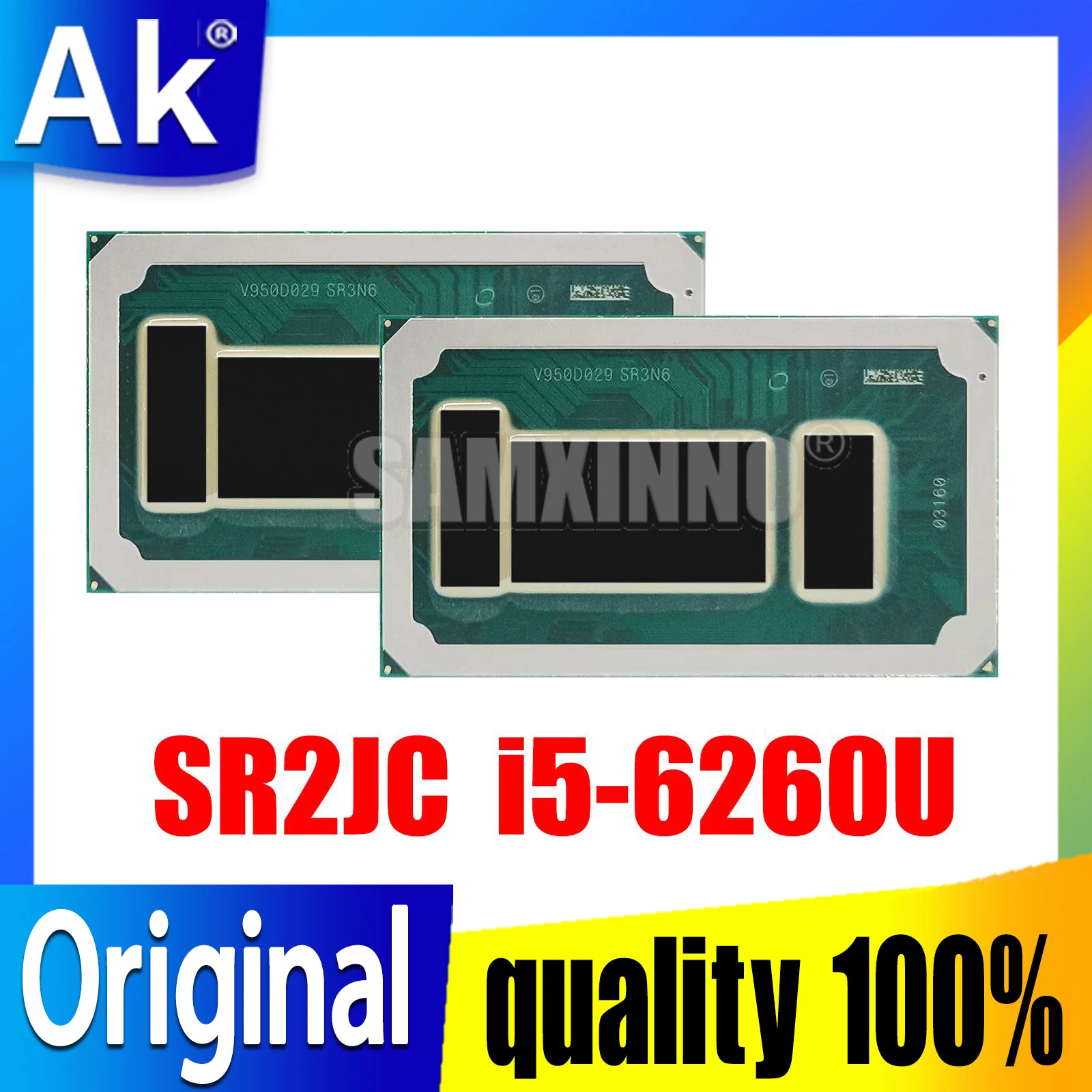 100% новый SR2JC i5-6260U BGA чипсет