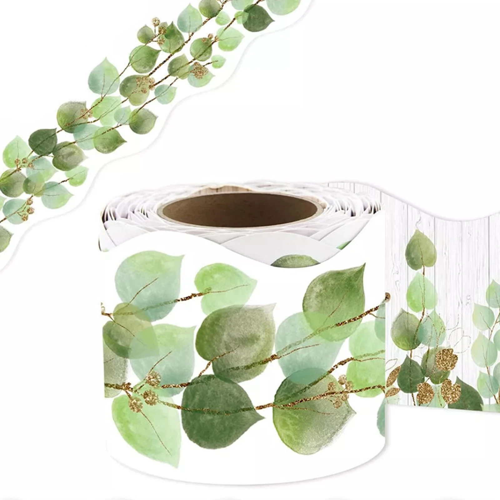 Классический эвкалипт граничный настенный постер декоративный тропический лист