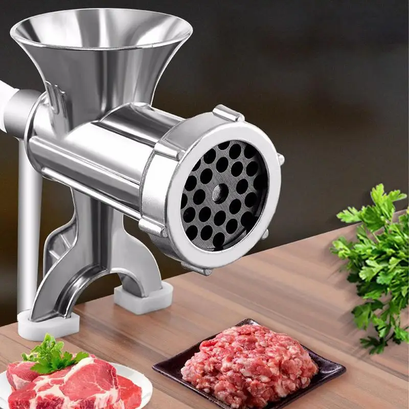 

Manual Mini Meat Mincer Portable Chopper Blender Sausage Stuffer Ultifunction Handheld Household Grinder Food Processor