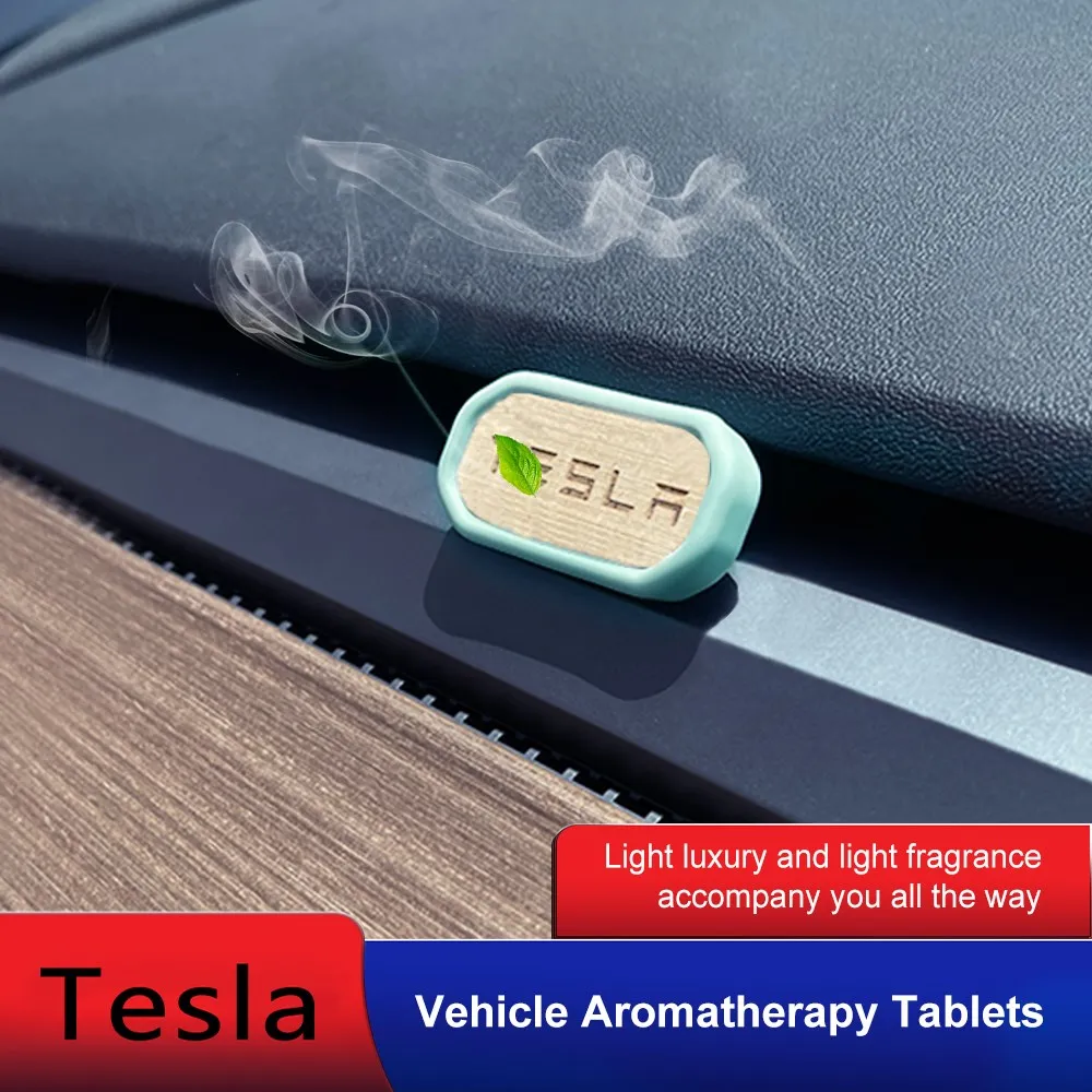 

New Car Air Freshener for Tesla Model 3 Y Dashboard Perfume Fragrance Ornament Aromatherapy Diffuser Scent Smell Accessories