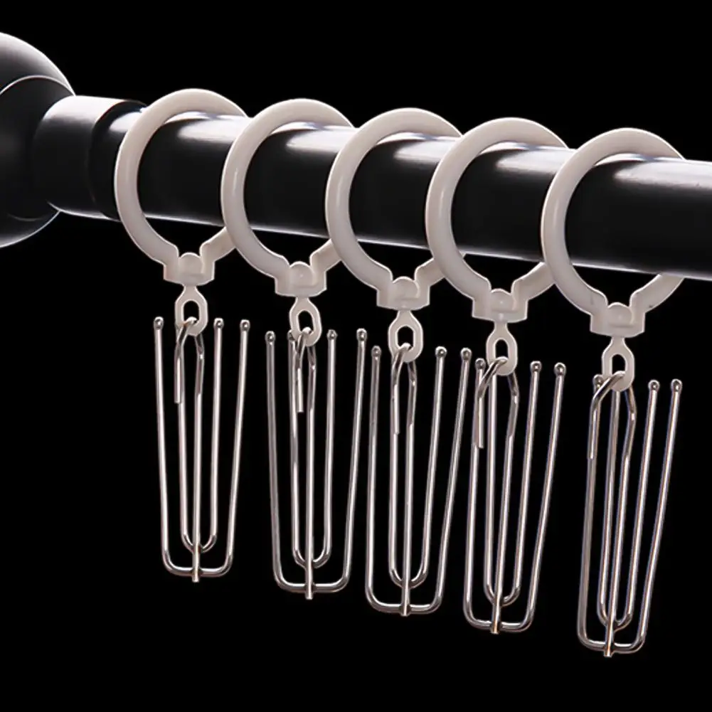 

Prong Hook Portable Four-Claw Hooks 2 Colors Reusable Great Metal Four Prongs Curtain Pleat Hook