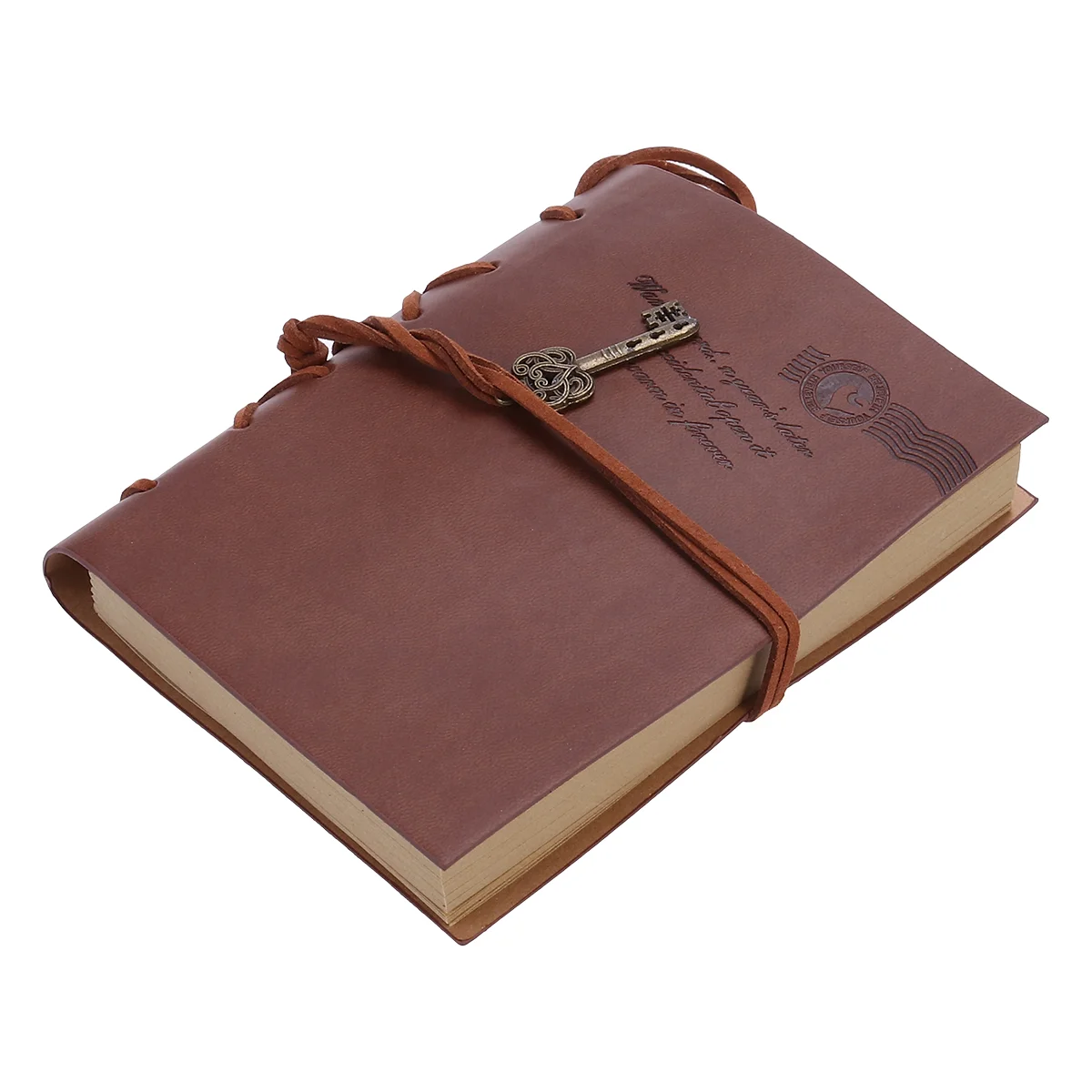 

1pc Notebook String Simple PU Cover Vintage Diary Blank Book for Men Students