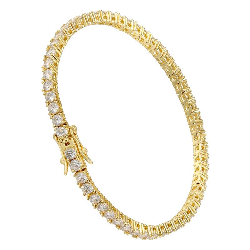 ZHUKOU Новые 18-каратные позолоченные инкрустированные цирконием