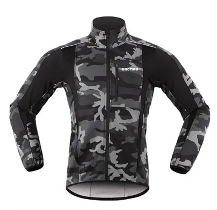 

ENCYMO 2022 New Winter Warm Up Thermal Cycling Jacket Bicycle MTB Road Bike Clothing Windproof Waterproof Long sleeve Jersey