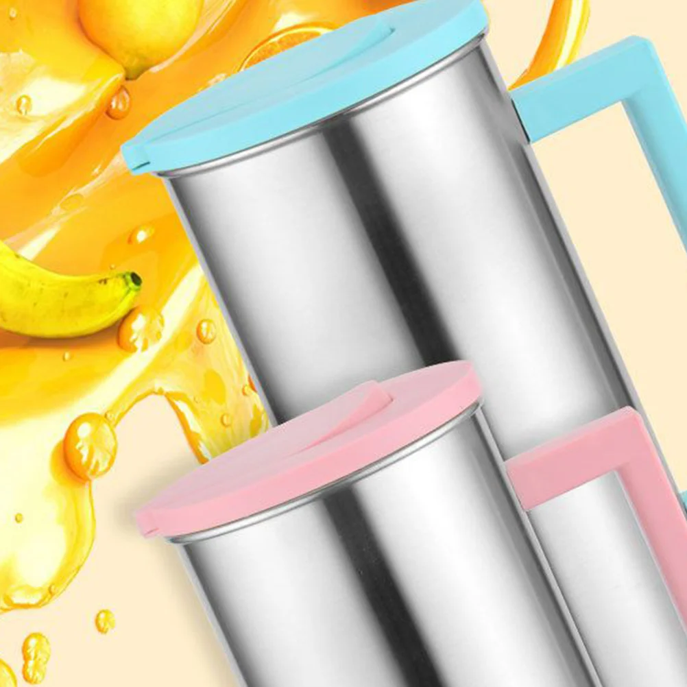 

Pitcher Lid Stainless Steel Water Metal Insulated Tea Tumblers Kettle Handle Mug Tumbler Cold Big Coffee Large Beverage Beer