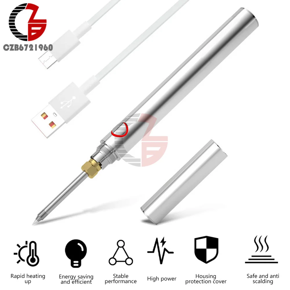 

Портативный беспроводной паяльник 8-10 Вт USB