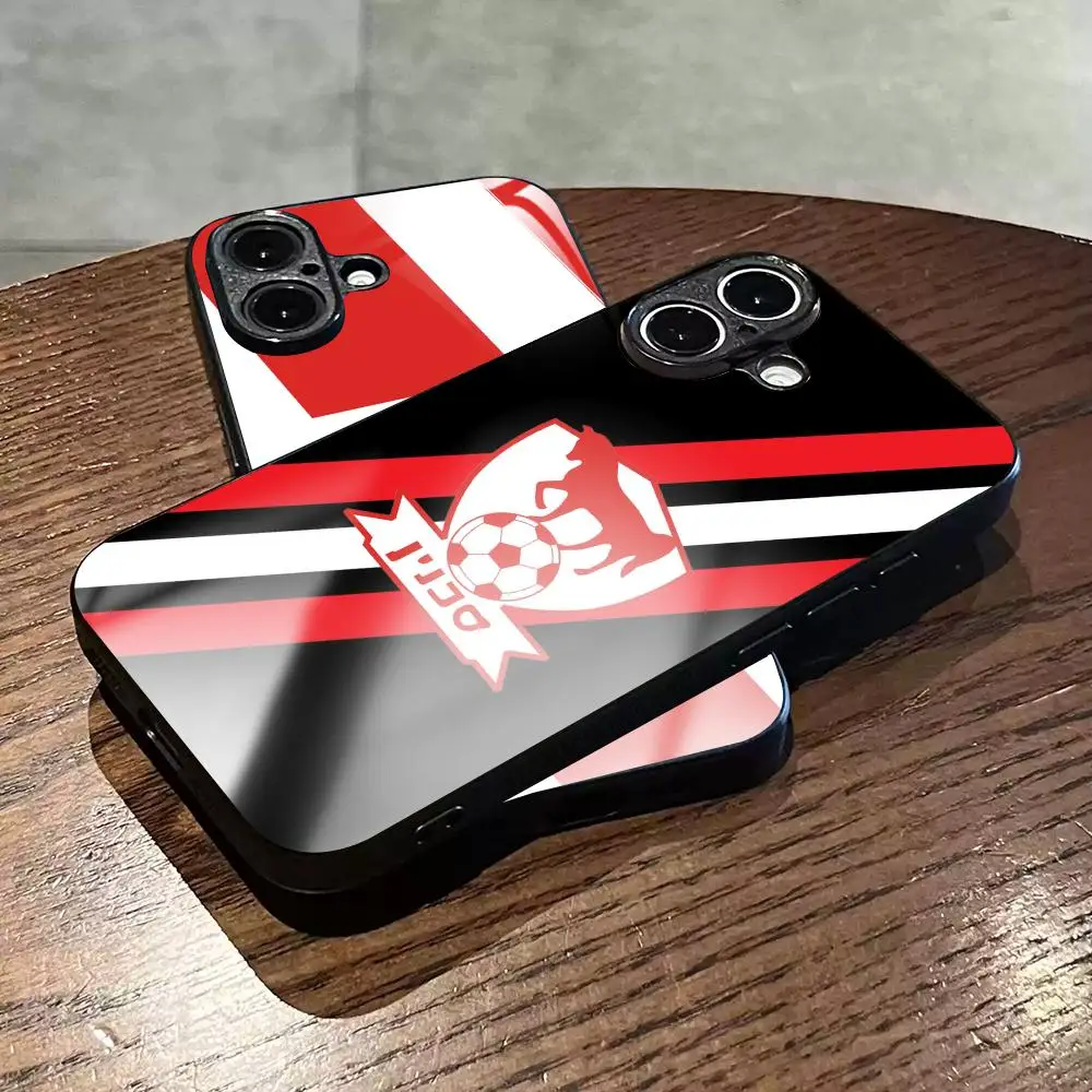 Фото Израильский футбольный клуб «Бней Сахнин» предлагает чехол для iPhone 17 Air, 16, 15, 14, 13, 12, 11 Plus, Mini, Pro, Max, стеклянный магнитный чехол. №2