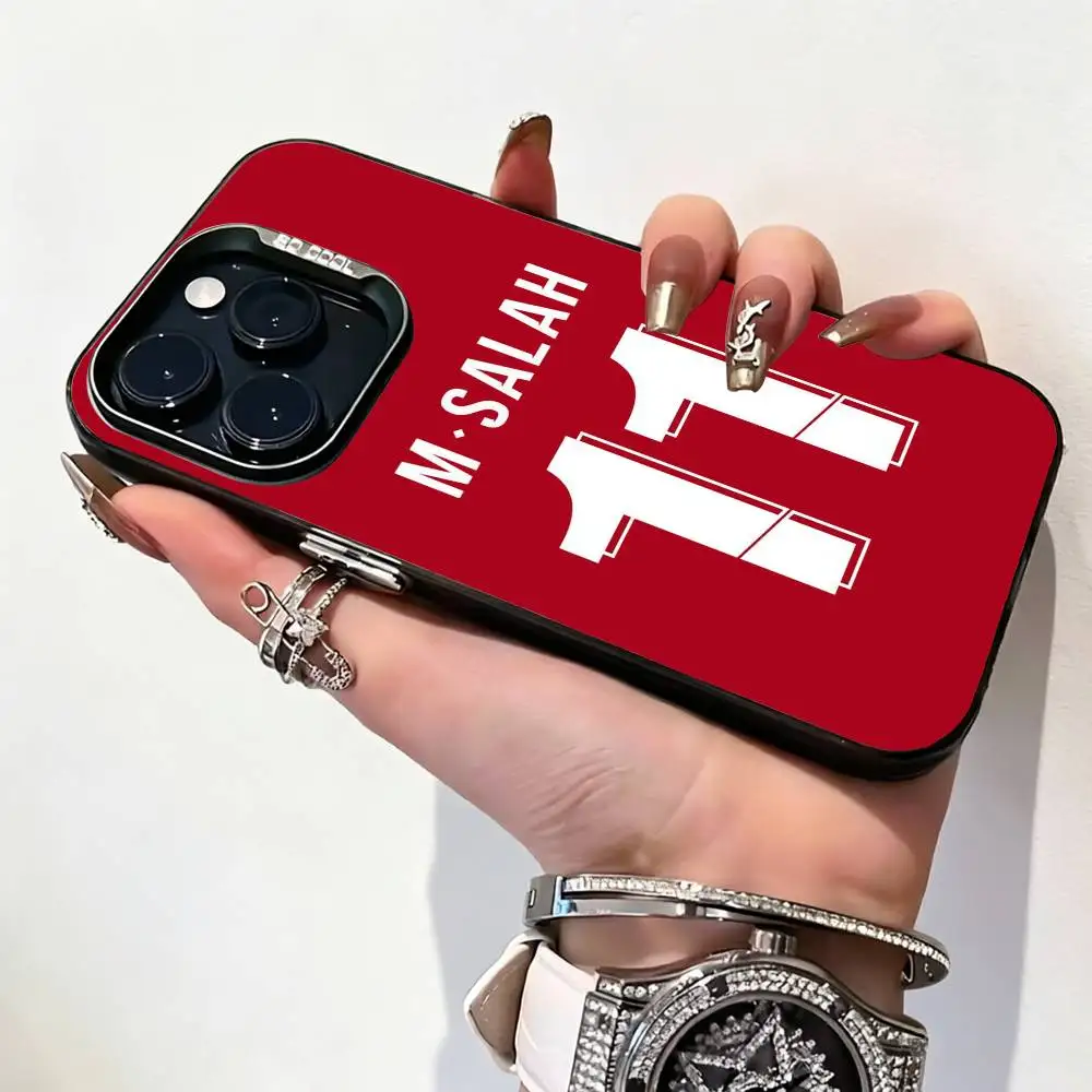 Чехол для телефона с изображением футболиста М-Мохамеда Салаха для iPhone 17, 16, 15, 14, 13, 12, 11 Plus, Pro Max, XS, цветной, серебристо-черный (art.: 3920daee02449) - 3920daee02449