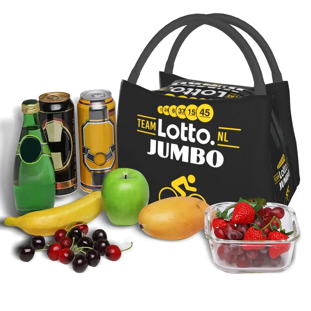 Team J-Jumboss сумка для ланча Visma Велоспорт Kawaii Ланч-бокс улицы пикника удобная