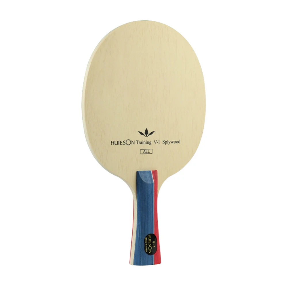 

Table Tennis Racket Base Plate 5 Ply Wood Ping Pong Blade Paddle Long Handle Durable Beginners Table Tennis Accessories Parts