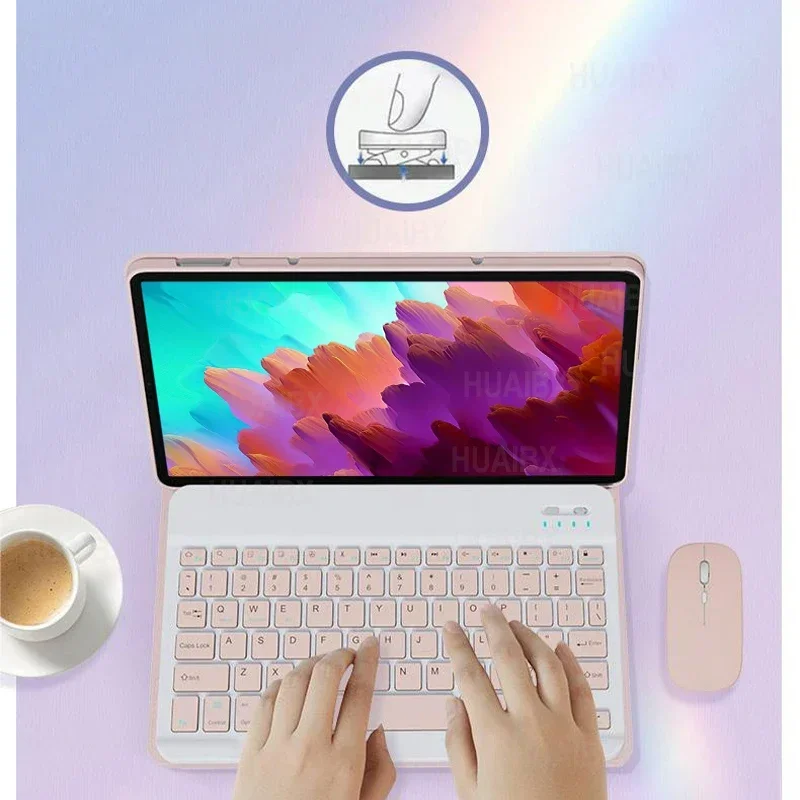 Чехол-клавиатура для Lenovo Xiaoxin Pad Pro 12 7 дюйма 2023 съемный чехол-клавиатура Tab P12 TB-371FC