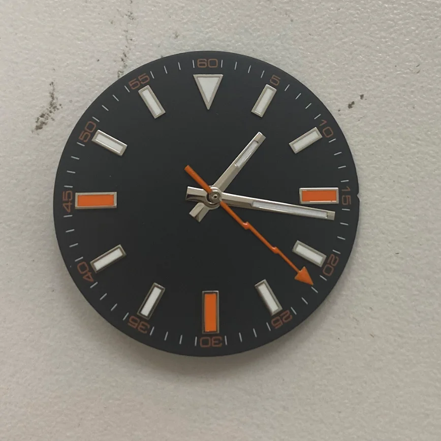 Watch Accessories Dial + Hands Gold Blue Black Green Dial for 2813 /8215/821A Mechanical Movement Watch Dial