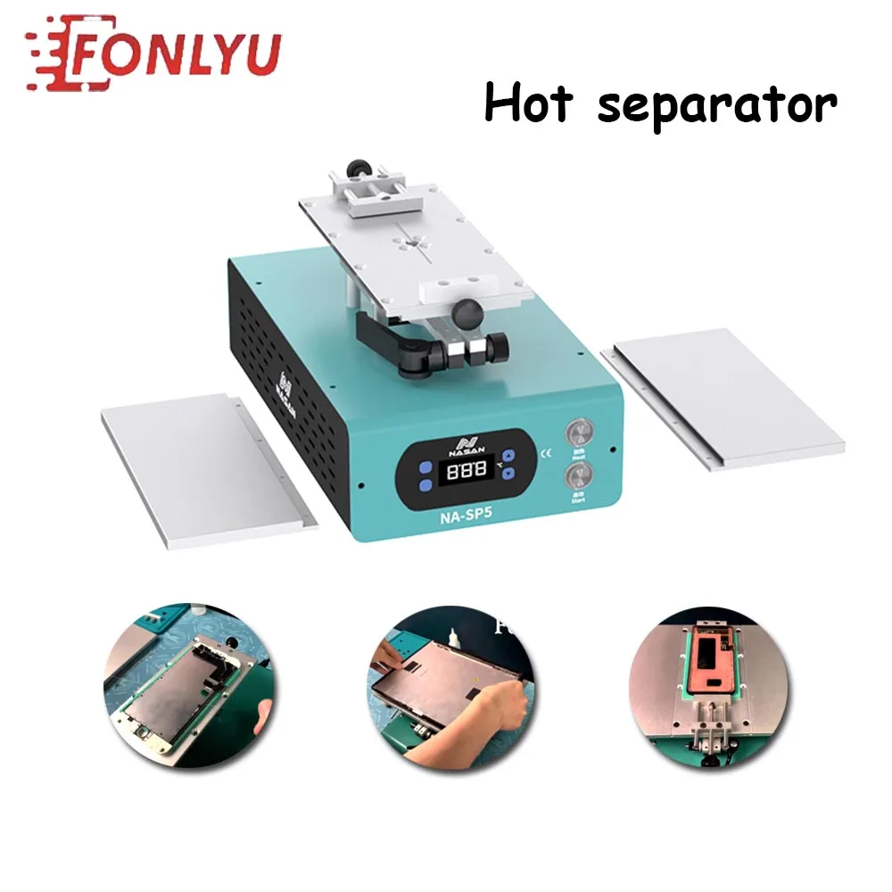 NASAN NA-SP5 Lcd Separator Machine For iPad Tablet Phone Middle Frame Removing Machine Glass Disassemble Replacement Tools