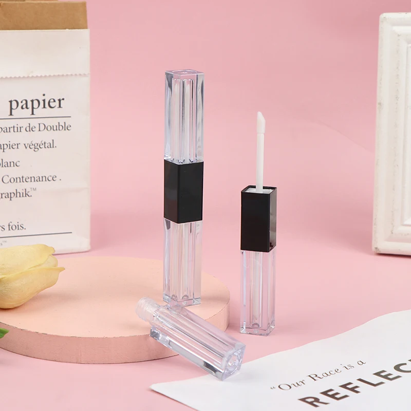 

4ML Double Head Lip Gloss Tubes Empty Lip Glaze Bottle DIY Lip Gloss Container Refillable Empty Bottles DIY Make Up Tool