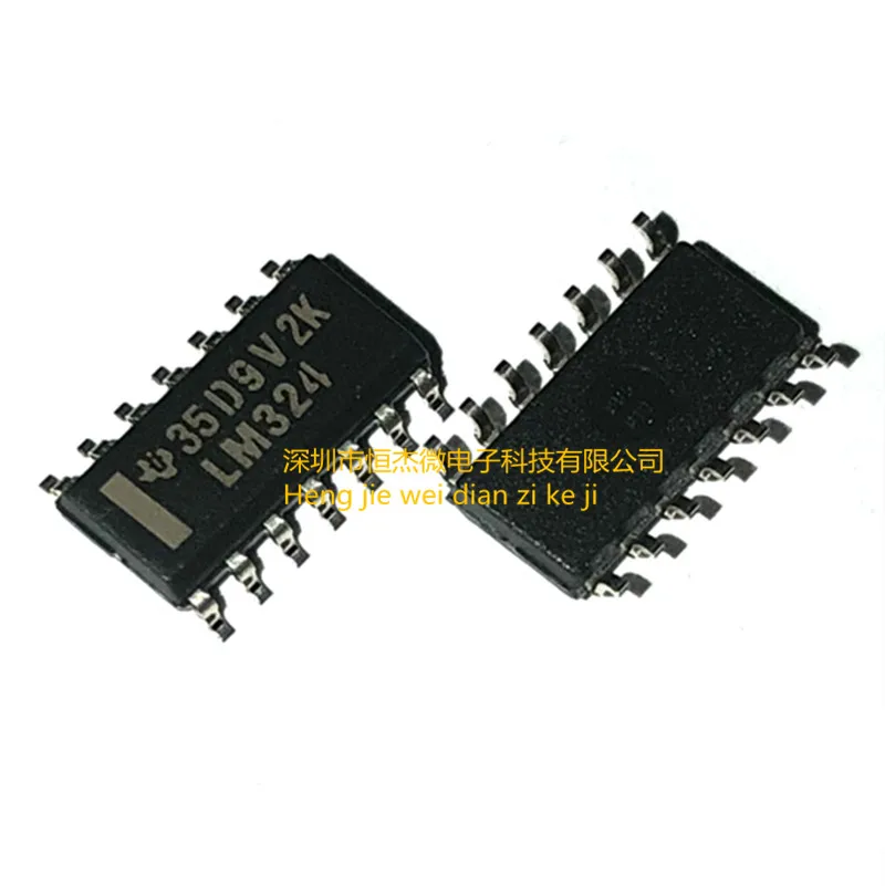 

10 шт./новый оригинальный импортный LM324 LM324DR операционный усилитель четырехсторонний SOP-14 патч