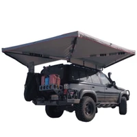 large coverage 270 degree car side awning with extension fan side batwing awning for outdoor camping 270 awning