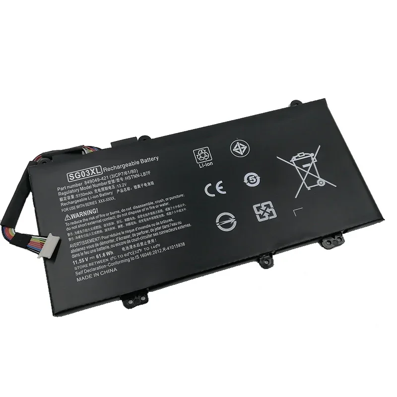 Подлинный аккумулятор SG03XL для Hp Envy 17-U273CL 17-U011NR 17-U108CA 17-U110NR 17-U163CL W7D93UA W2K88UA W2K86UA 11 55 в