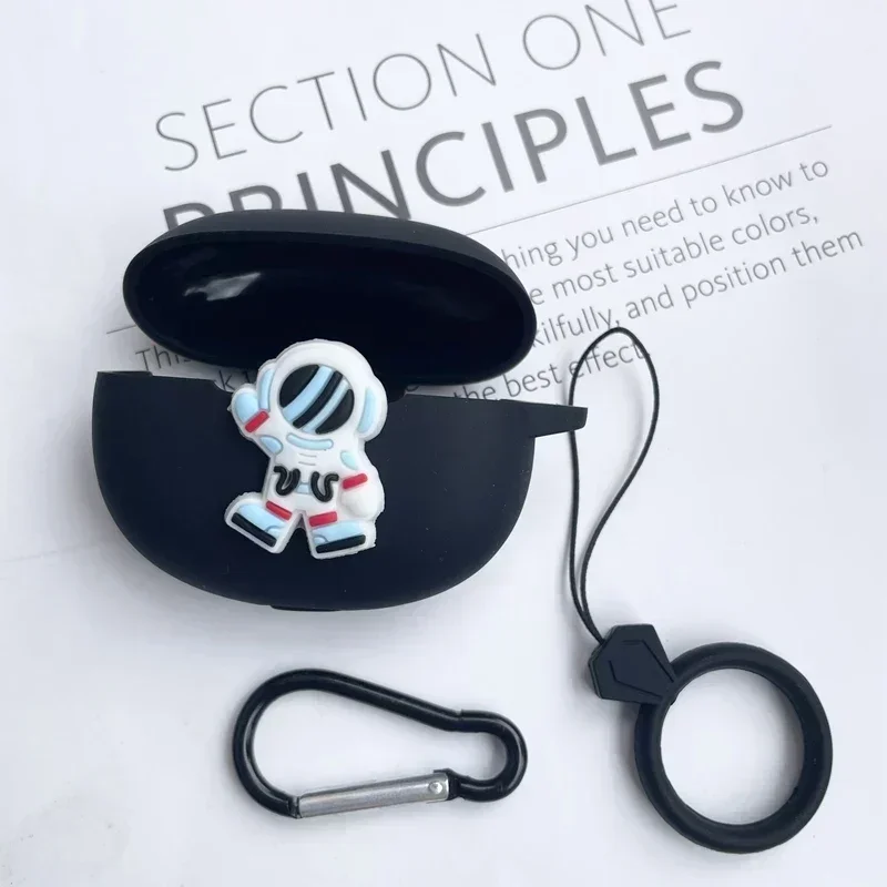 Противоударный силиконовый чехол для наушников Realme Buds T01